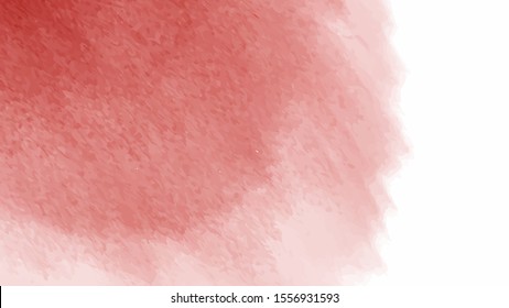 Red watercolor background for your design, watercolor background concept, vector.
