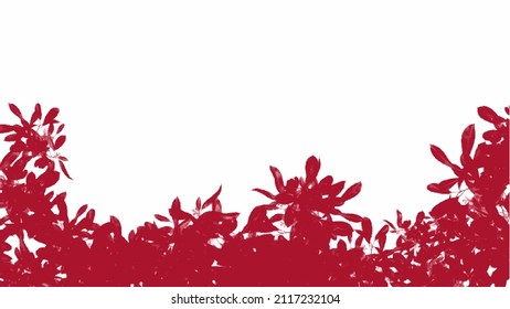 Red watercolor background for your design, watercolor background concept, vector.