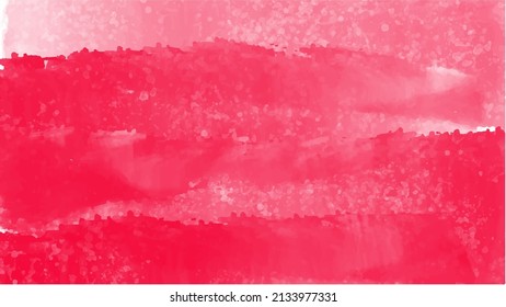 Red watercolor background for your design, watercolor background concept, vector.