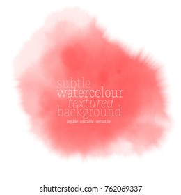 Red Watercolor Splash
