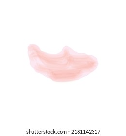 Red watercolor splash, vector design