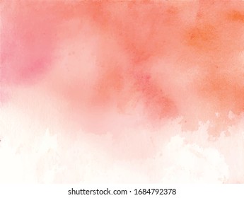 Red watercolor texture abstract background