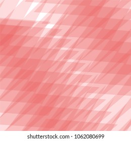 red watercolor transparent irregular zig zag squares pattern with highlighted areas, vector illustration