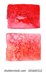 Red watercolor vector background