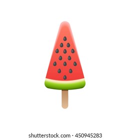 red watermelon ice cream