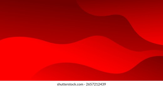 Red wave abstract background for corporate concept, template, poster, brochure, website, flyer design. Vector illustration	