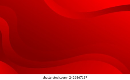 Red wave abstract background. Creative illustration for poster, web, landing, page, cover, EPS 10