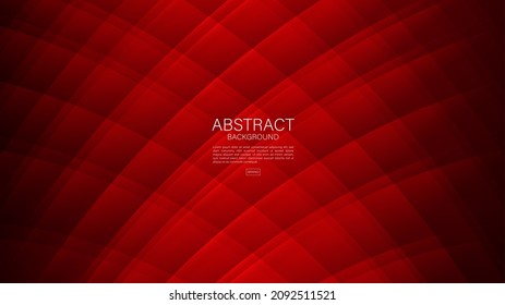 Red wave abstract background, Geometric vector, gradient background, Minimal Texture, red cover design, web background, wallpaper