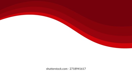 Fondo Abstractas de la onda roja . Perfecto para Anuncios, presentaciones, cabeceras de Web, tarjetas de visita y Materiales promocionales. ilustración