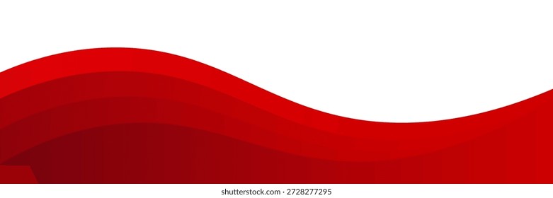 Fondo Abstractas de la onda roja . Perfecto para Anuncios, presentaciones, cabeceras de Web, tarjetas de visita y Materiales promocionales. Vector Eps 10