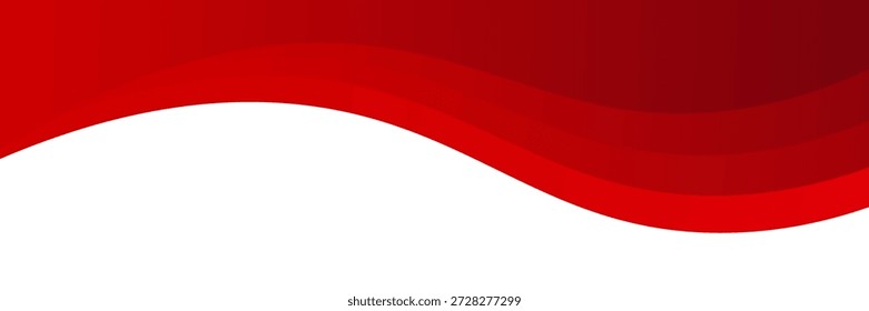Fondo Abstractas de la onda roja . Perfecto para Anuncios, presentaciones, cabeceras de Web, tarjetas de visita y Materiales promocionales. Vector diseño creativo