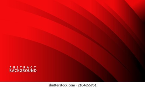 Red wave abstract background template, geometric background, red cover design, texture, banner, colorful gradient background, flyer, poster, book, brochure, wallpaper, backdrop, advertisement, vector