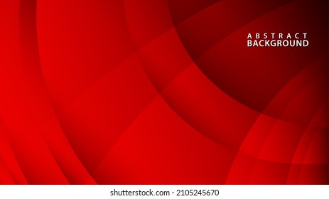 Plantilla de fondo abstracto de onda roja, fondo geométrico, diseño de cubierta roja, textura, pancarta, fondo de gradiente colorido, volante, afiche, libro, folleto, fondo, anuncio, vector