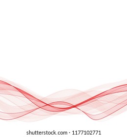 red wave. Abstract image