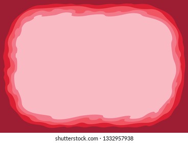 red wave background design