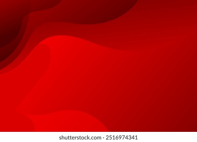 Onda roja con el fondo abstracto negro de la sombra para el concepto corporativo, Plantilla, cartel, folleto, Sitio web, diseño del volante. Ilustración vectorial