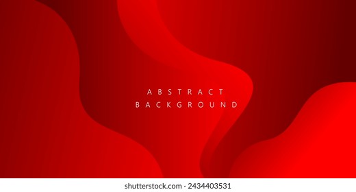 Fondo moderno de lujo de la onda roja y del color negro de la sombra para el concepto corporativo, plantilla, póster, folleto, sitio web, diseño del volante. Ilustración de vector