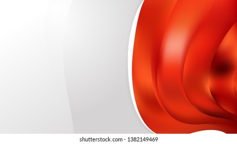 Red Wave Business Background Image