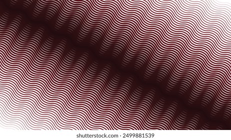 Red wave line pattern abstract background for backdrop or presentation