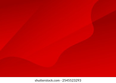 Red wave with line shape overlap modern background for corporate concept, template, poster, brochure, website, flyer design. Vector illustration