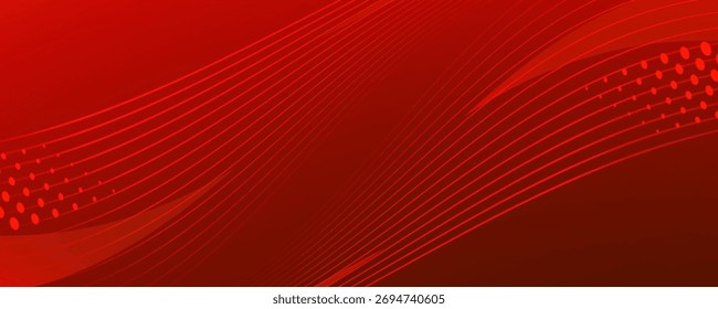 Diseño abstracto del movimiento de la onda roja