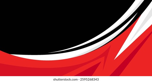Red Wave on White Background. modern vector illustration. eps 10