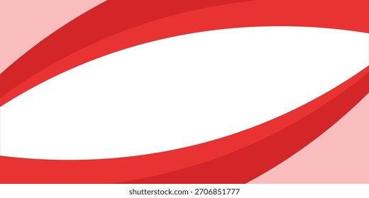 Red Wave on White Background modern white and red Abstract background 