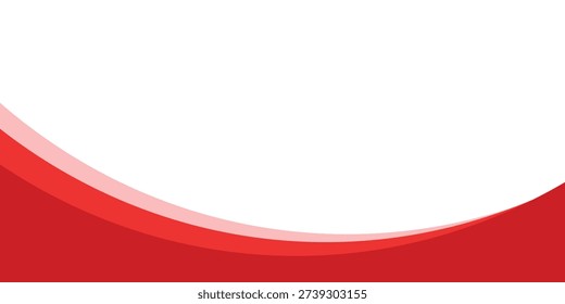 Ola roja sobre fondo