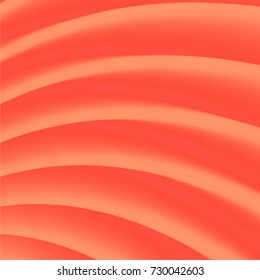Red wave shell abstract Vector