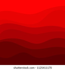 Red wave vector background