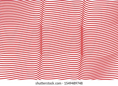 Red waving halftone gradients. Background modern template design for web. Cool gradients. Future geometric patterns. 