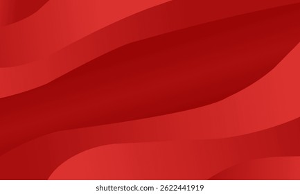red wavy abstract background, good for posters, magazines and banners