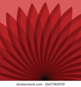 Red Wavy Abstract Background Modern Vector Stock Vector