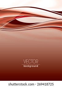 Red wavy background.