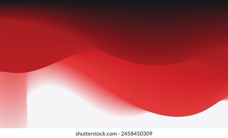 Red wavy gradient background. blurred background. Background for web cover, presentation, banner, poster.