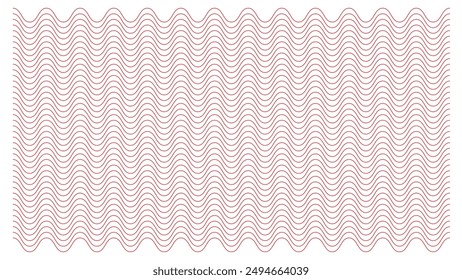 Red wavy lines seamless pattern texture backgrounds