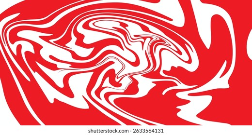 Red wavy stripes abstract background for backdrop or fabric style