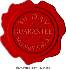 red wax with money back