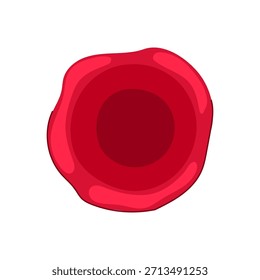 Red wax seal creating an emblem of authenticity and protection, often used for official documents, invitations, or as a symbol of confidentiality and old fashioned communication