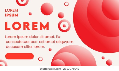 red web banner abstract background landing page
