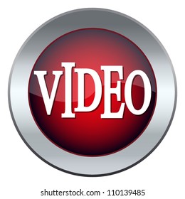 red web button labeled video