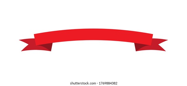 Ilustración vectorial de cinta web roja aislada.