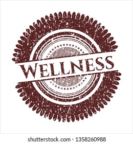 Red Wellness rubber texture