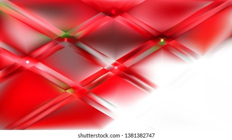 Red and White Abstract Background