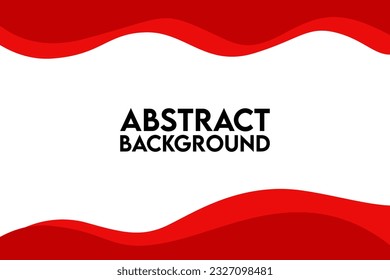 Red and white abstract background