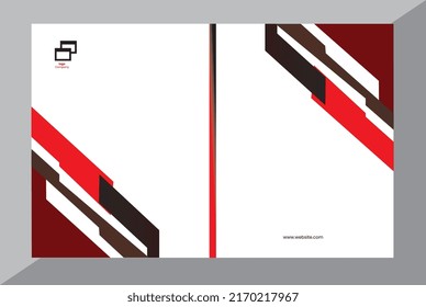 Red and white abstract background banner. Can be used as leaflet, Brochure and flyer cover pages.