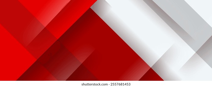 red and white abstract background for business corporate banner design