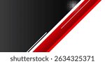 Red white abstract background overlap layer on bright space with diagonal lines effect decoration. Modern graphic design element cutout style concept for web banner, flyer, card, or brochure cover