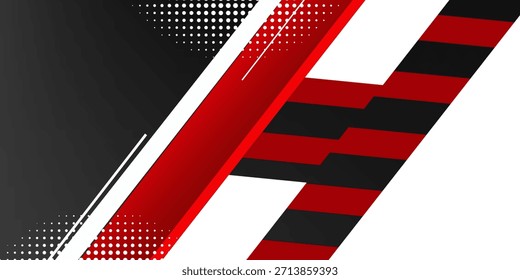 Capa de superposición de fondo abstracto blanco rojo en espacio brillante con decoración de efecto de líneas diagonales. Concepto moderno del estilo del recorte del elemento del Diseño gráfico para el Anuncio del Web, el volante, la tarjeta, o la cubierta del folleto