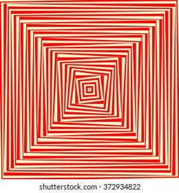 Red white abstract  background. Psychedelic wallpaper. Vector illustration